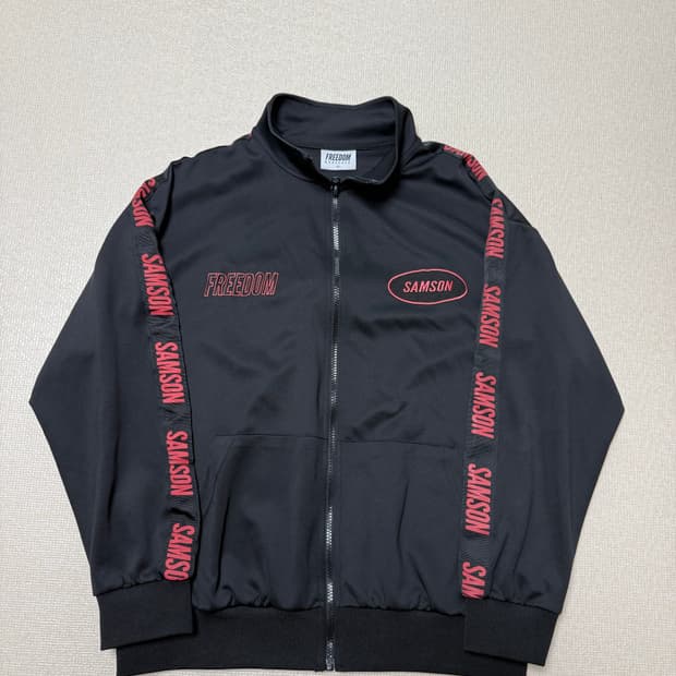 [XL]프리덤 삼손 레터링 져지 자켓