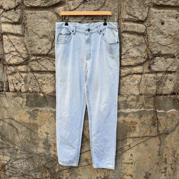 90s lee 빈티지 205 워싱 데님 팬츠 36