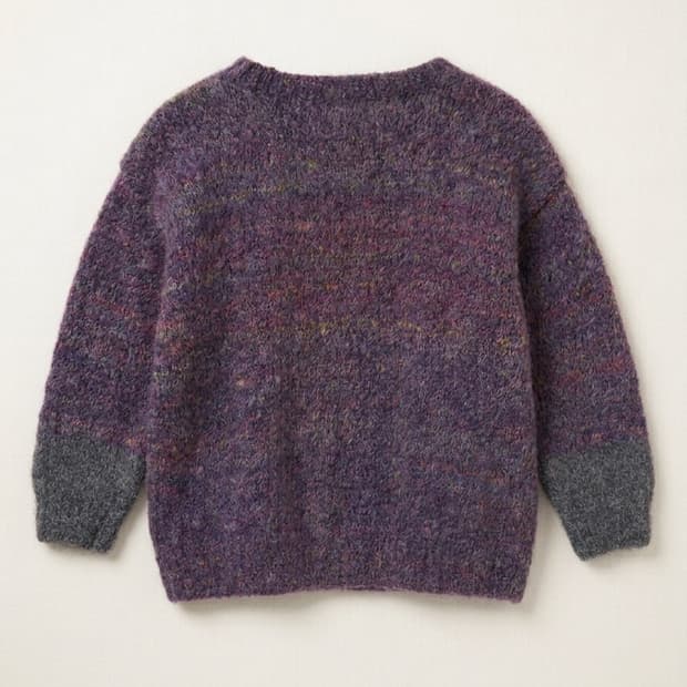 [최상급]빈티지 퍼플 니트 스웨터