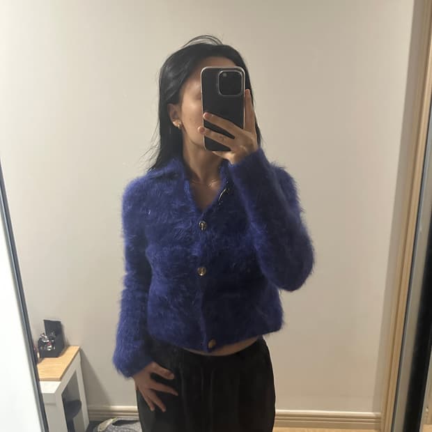 Andersson Bell 앤더슨벨 헤일리 헤어리 니트 자켓 XS