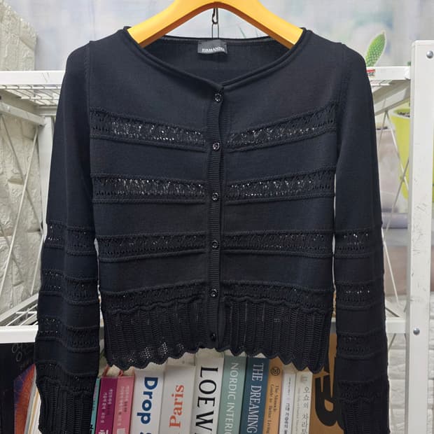 에르마노 설비노 크롭 니트 가디건 S 55 봄~초여름 니트 WM69