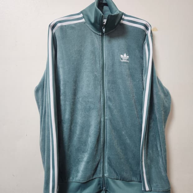 (새상품)아디다스 민트 코지 벨벳 져지 L