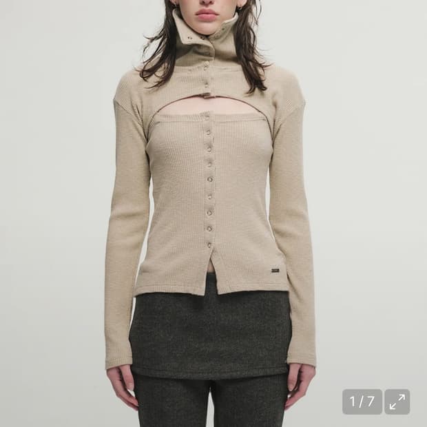 세릭  BOLERO CARDIGAN SET / BEIGE
