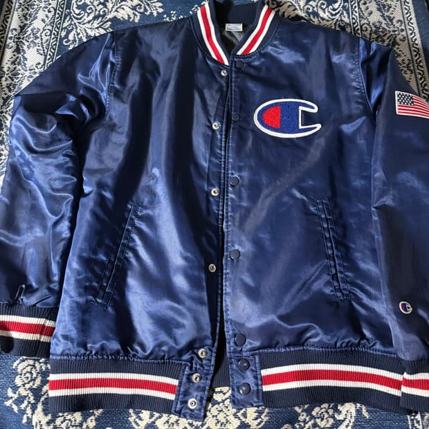 일본 챔피온 성조기 스타디움 자켓