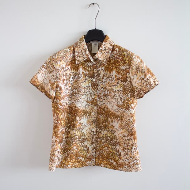 '03 Celine psychedelic pattern shirt