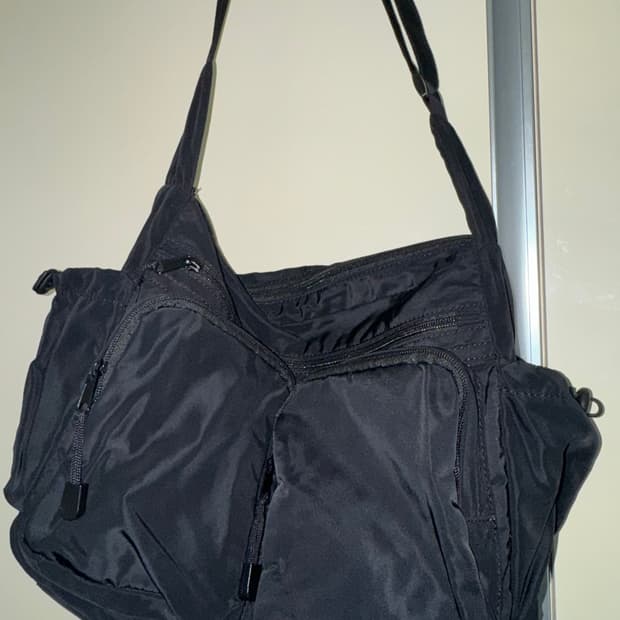 WEGO 멀티 포켓 나일론 크로스백