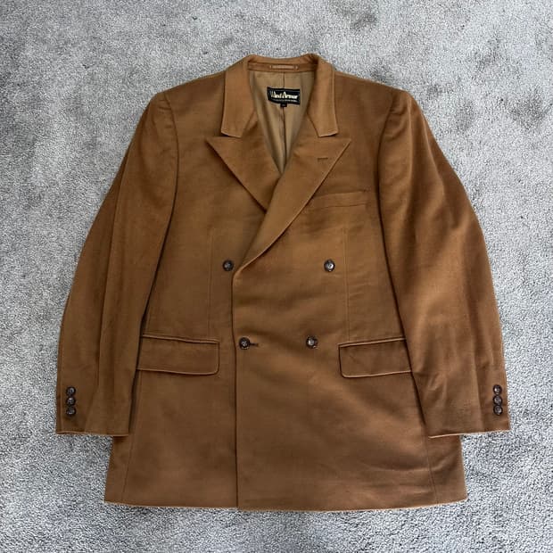 Wind Armor 캐시미어 더블 브레스티드 자켓L