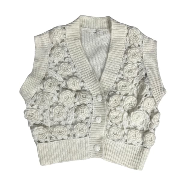 [JACQUES WEI] 자크웨이 플라워 크로쉐 베스트