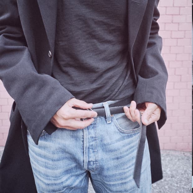 모노 프리베 텍스처 롱슬리브 블랙