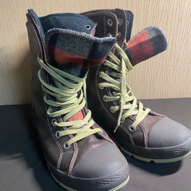 컨버스 X woolrich 브라운 부츠 280