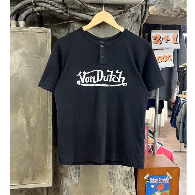 본더치 헨리넥 반팔티 블랙 100 #csz4131