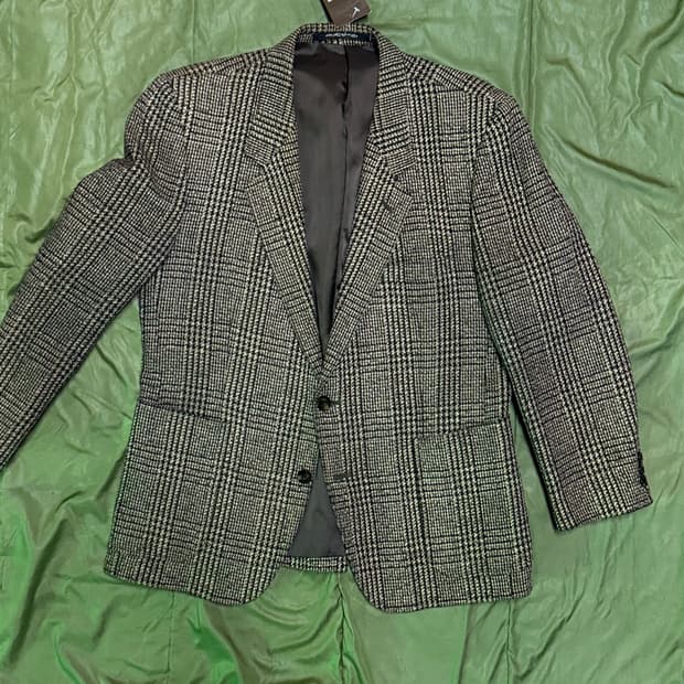 90‘s 빈티지 글렌체크 트위드 자켓 100-103