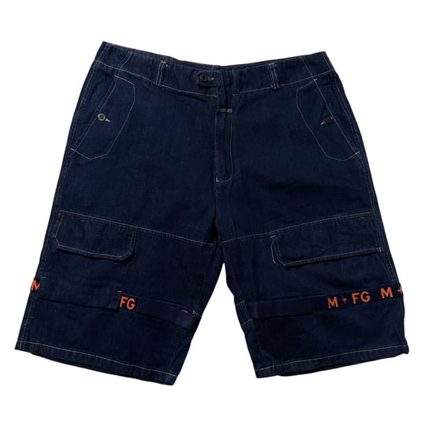 마리떼 프랑소와 저버 데님 카고 하프 팬츠 반바지