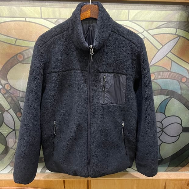 몽벨 리버시블 블랙 플리스