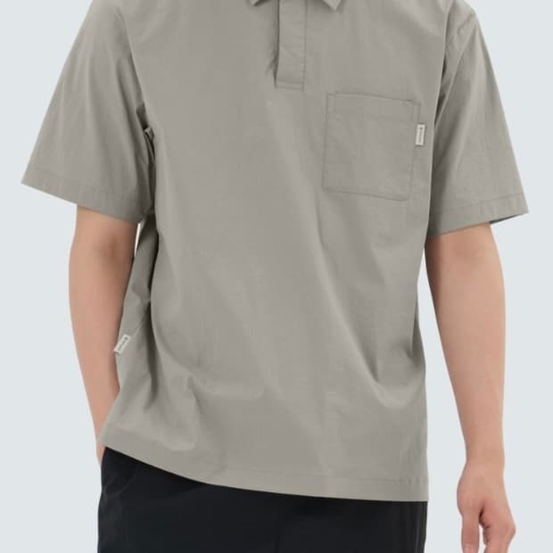 스노우피크 냉감 루트  폴로 반팔티 그레이 2XL