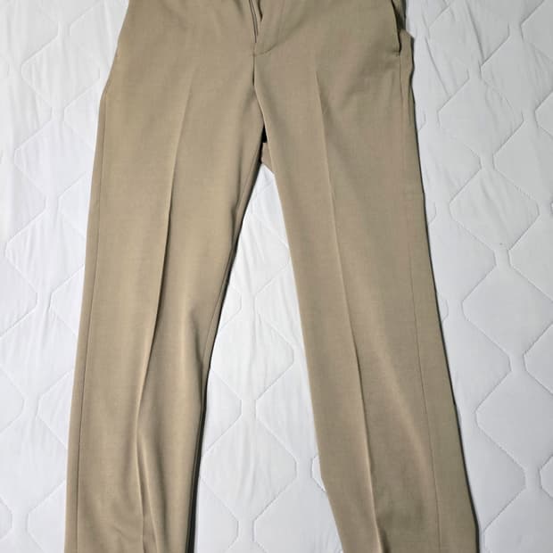 무신사 세미와이드 히든 밴딩 슬랙스 34