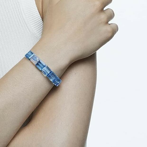 # 스와로브스키  루센트 블루 크리스탈 팔찌 급처