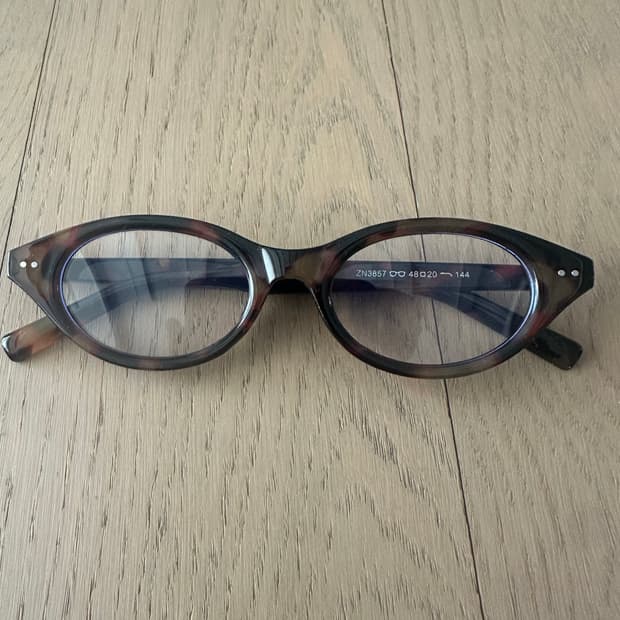 레트로 안경테(호피)