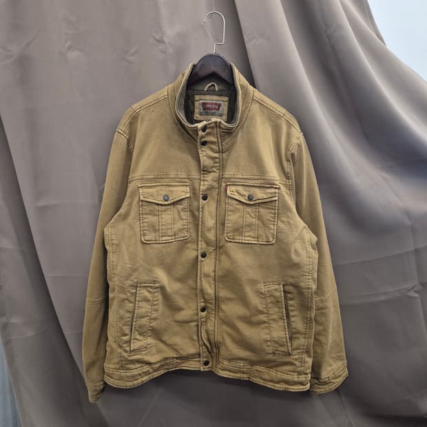 리바이스 클래식 멀티 포켓 누빔 트러커 자켓 XL