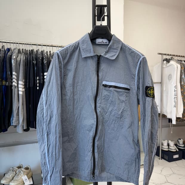 [M] 스톤아일랜드 나일론 메탈 오버셔츠 자켓