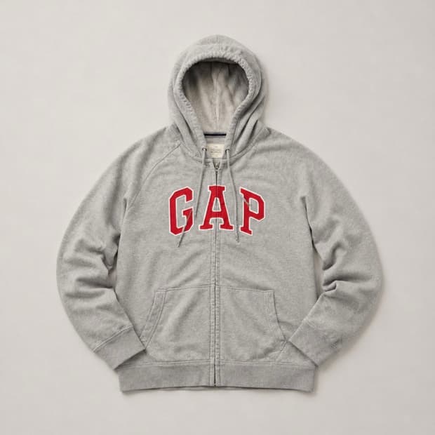GAP 갭 그레이 후드집업 