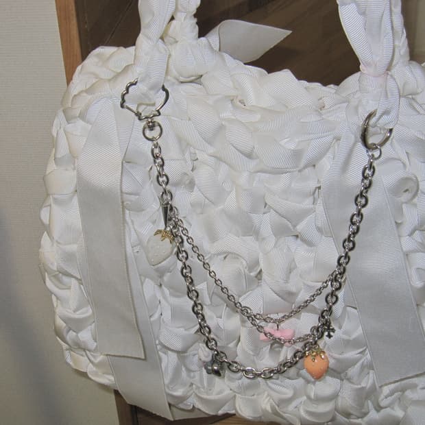 핸드메이드 키치 체인 키링 