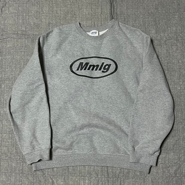 mmlg 엠엠엘지 회색 맨투맨 S 티셔츠 스웨터 그레이 공용