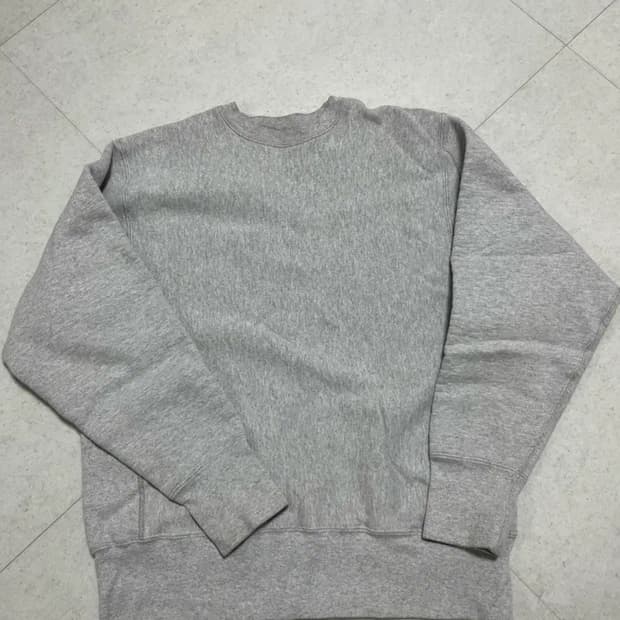 [L] 캠버 / 크로스니트 스웻셔츠(맨투맨) / 그레이