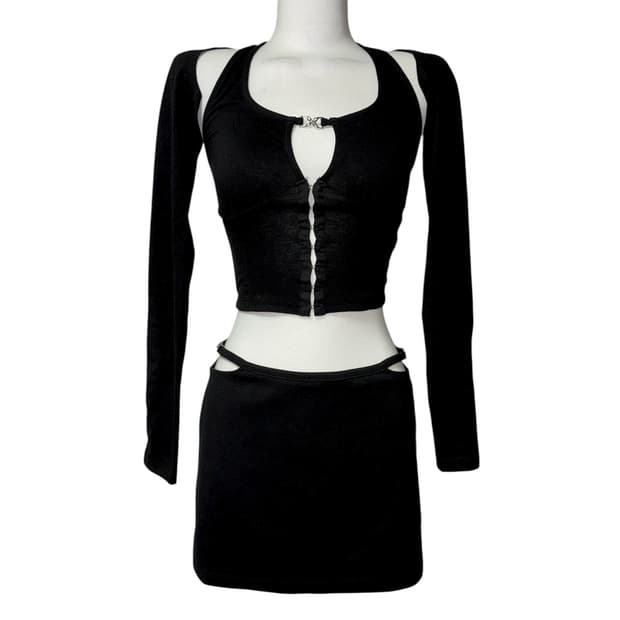 익스파이어드걸) 나디아 볼레로 탑 스커트 세트