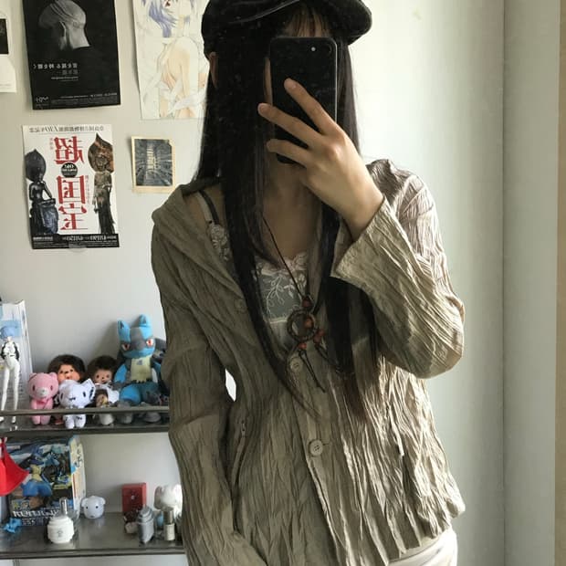 재패니즈 플리츠 자켓