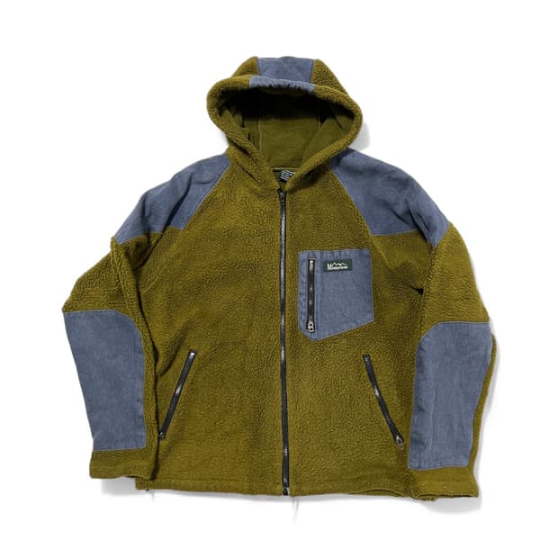 마나스타쉬 카키 후드플리스