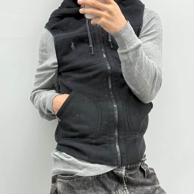 폴로 랄프로렌 후드조끼