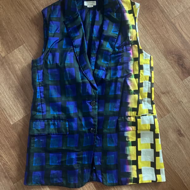 Dries van noten len lye 슬리브리스 자켓