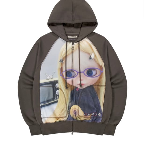 (구함) 코이세이오 브라이스 블라이스 후드집업 브라운