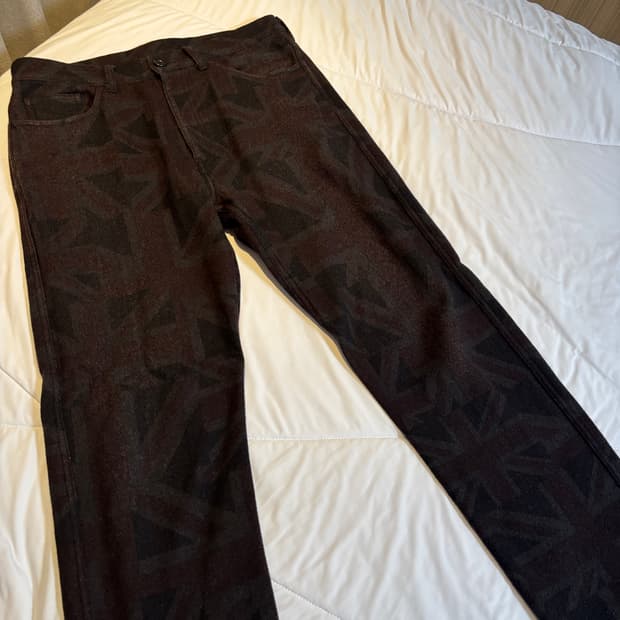 COMME des GARCONS union jack pants s