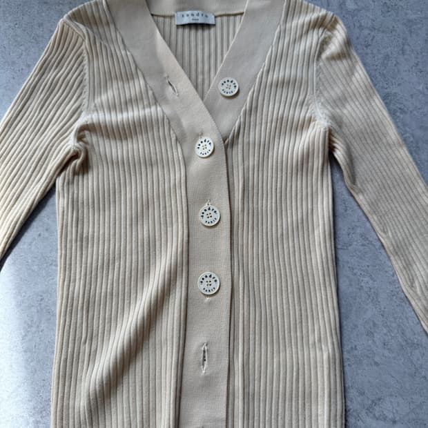 산드로 가브리엘 제니 골지 가디건 사이즈0