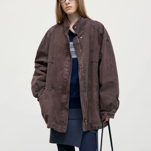 로우클래식 피그먼트 워시드 자켓