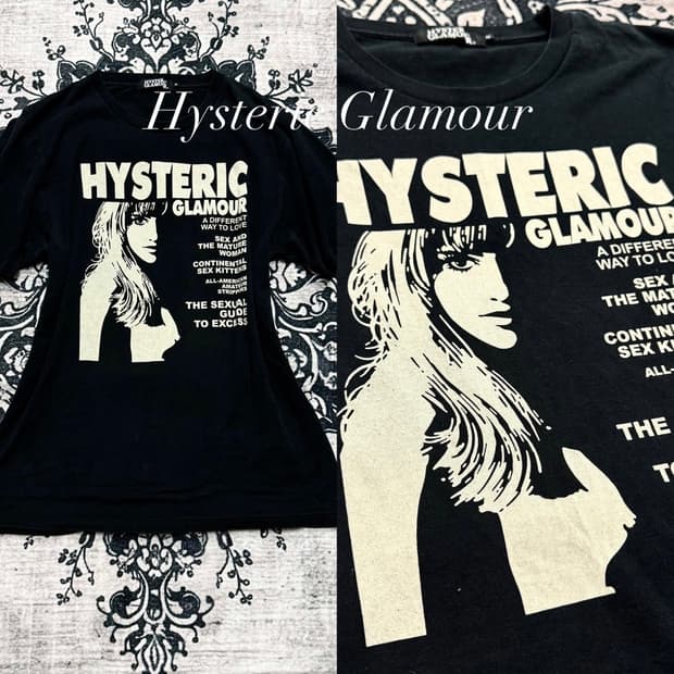 Hysteric Glamour punk y2k tee