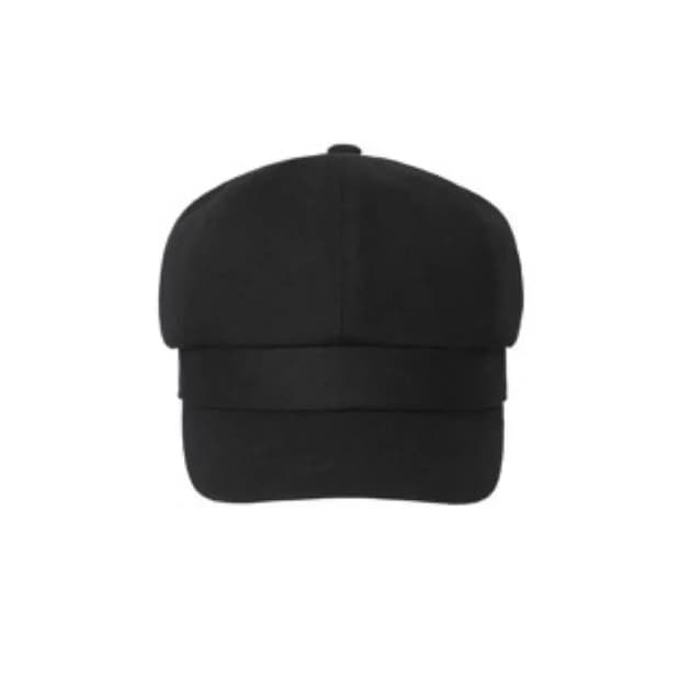 쓰리타임즈 코튼 로고 뉴스보이 캡