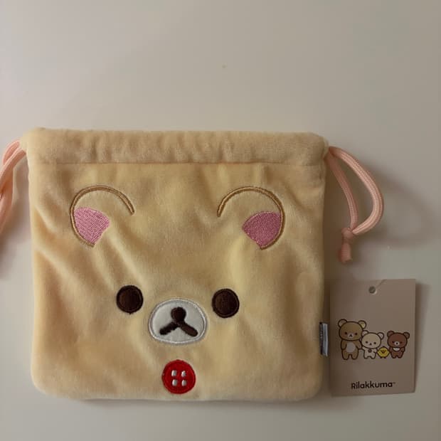 정품 코리락쿠마 조리개 파우치