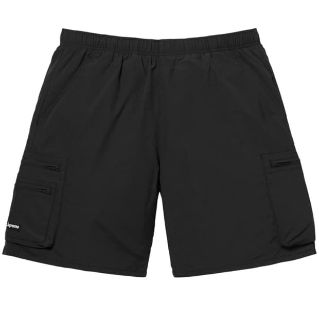 슈프림 카고 워터 쇼츠 블랙 - 25SS XXL 2XL