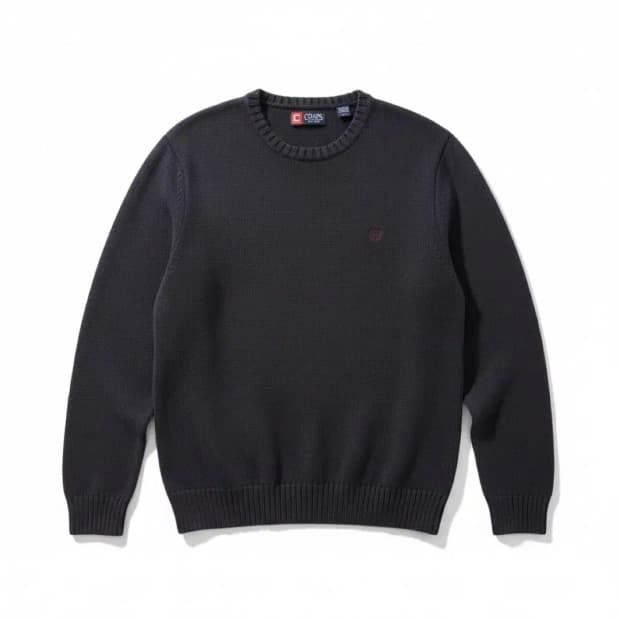 Polo Chaps vintage sweater navy L