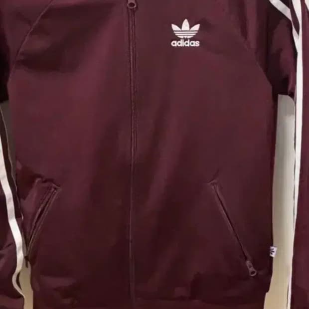 아디다스 버건디 져지