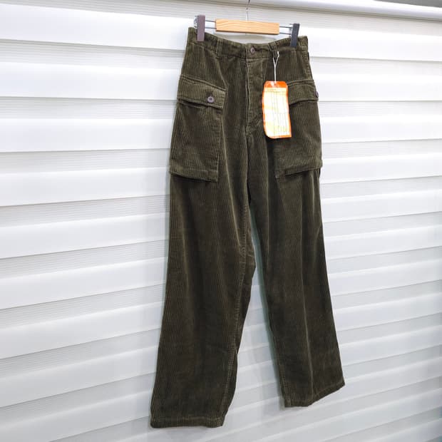 90s HOUSTON 데드스탁 코듀로이 몽키팬츠-우먼26-27정도