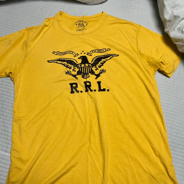 Rrl 더블알엘 반팔티 새상품 m