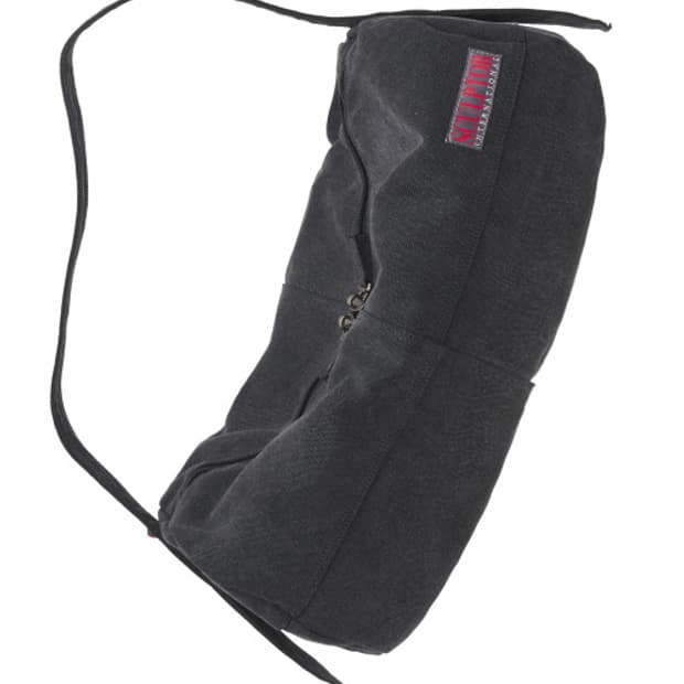 스컬프터 빈티지 캔버스 더플백 블랙