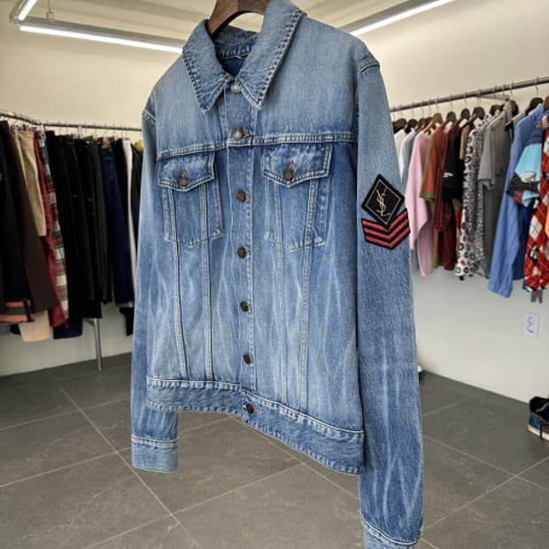 16ss Saint laurent denim jacket
