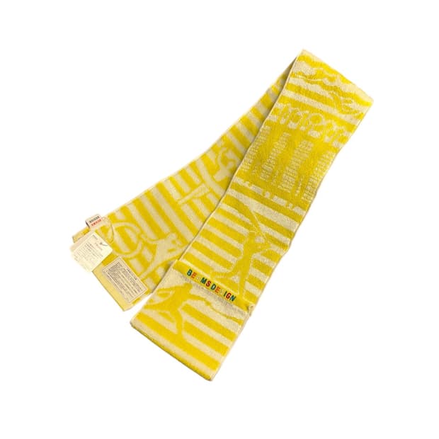 BEAMS DESIGN COOLING YELLOW MAFFLER TOWE