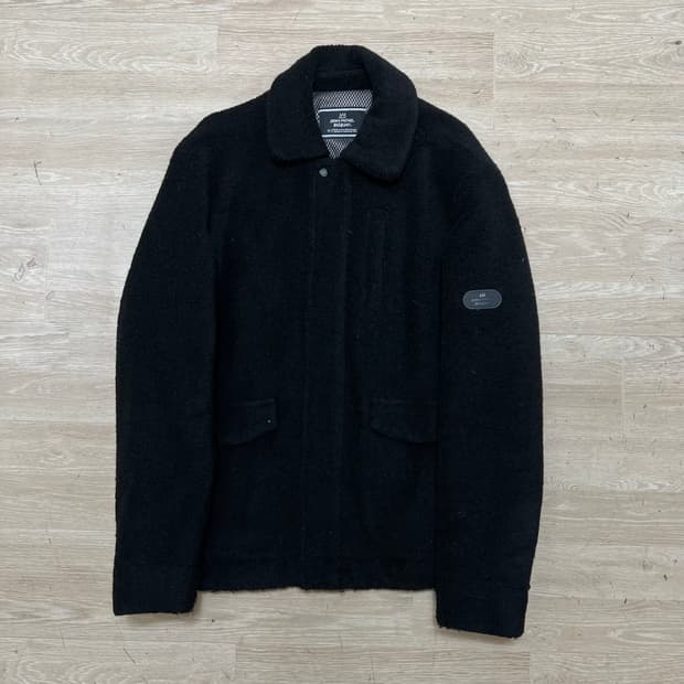 장 미쉘 바스키아 와펜 뽀글이 후리스 플리스 자켓 [블랙] M/95