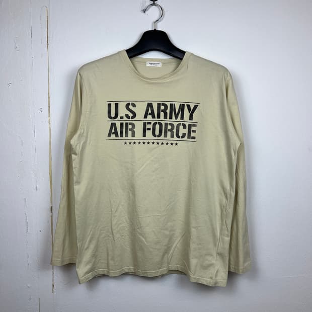 JPN THUXTON U.S. ARMY 레터링 긴팔 티셔츠 LL